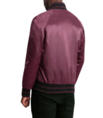 Xander Maroon Varsity Jacket - Image 3