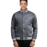 Xander Grey Varsity Jacket