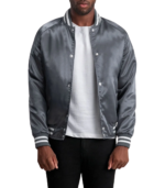 Xander Grey Varsity Jacket - Image 5