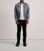 Xander Grey Varsity Jacket - Image 6