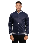 Xander Blue Varsity Jacket