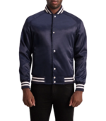 Xander Blue Varsity Jacket - Image 3