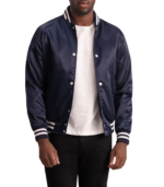 Xander Blue Varsity Jacket - Image 5