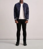 Xander Blue Varsity Jacket - Image 6