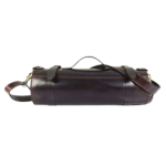 Leather Knife Roll Dark Brown
