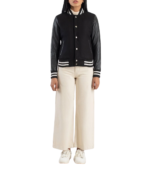 Savant Black Hybrid Varsity Jacket - Image 4