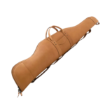 Handcrafted Full-Grain Leather Rifle Case | Padded Hunting Sleeve