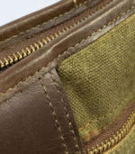 Classic Green Canvas & Leather Rifle Case – Padded Hunting Sleeve - Image 5