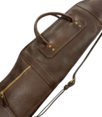 Hand-Sewn Waxed Canvas & Leather Rifle Case – Padded Hunting Sleeve - Image 3