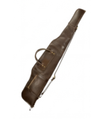 Hand-Sewn Waxed Canvas & Leather Rifle Case – Padded Hunting Sleeve - Image 4