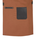 The Norfolk Leather Brown Canvas Butcher Apron - Image 5