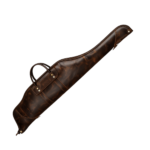 Handcrafted Waxed Leather Rifle Case  Heavy-Duty Hunting Sleeve