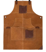Arucas Suede Apron - Caramel Brown - Image 3