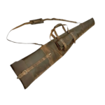 Hand-Sewn Waxed Canvas & Leather Rifle Case – Padded Hunting Sleeve