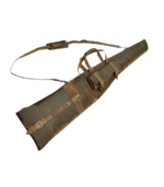 Hand-Sewn Waxed Canvas & Leather Rifle Case – Padded Hunting Sleeve