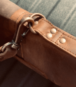 Hand-Sewn Waxed Canvas & Leather Rifle Case – Padded Hunting Sleeve - Image 4
