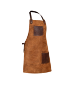 Arucas Suede Apron - Caramel Brown