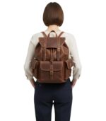 The Asmund Backpack Genuine Leather Rucksack