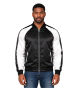 Clarke Black Varsity Jacket