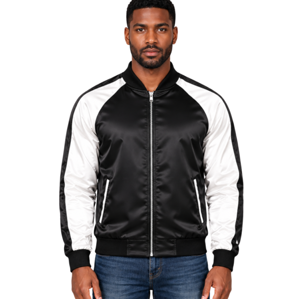 Men's Black Varsity Jacket - Noren