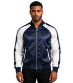 Clarke Blue Varsity Jacket