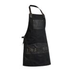 The Bedfordshire Canvas Black Apron