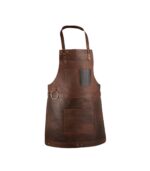 The Bristol Dark Brown Full Grain Leather Apron