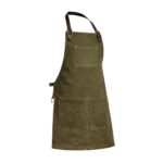 The Olive Green Canvas Apron