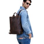 The Icarus Handmade Vintage Leather Backpack