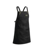 The Warwickshire Black Canvas Fabric Hairstylist Apron