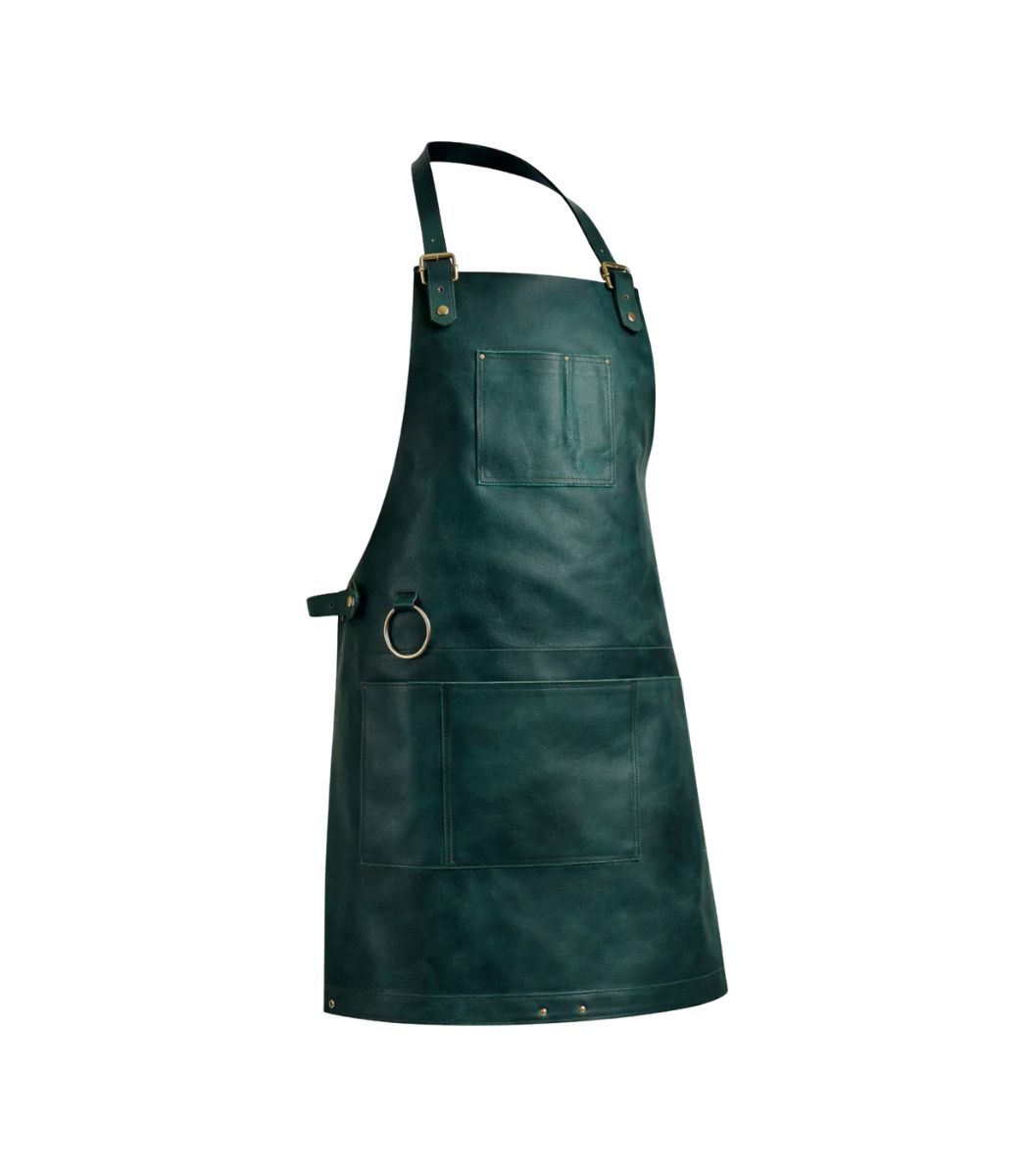 1 The Riding of Yorkshire Full Grain Green Apron - Image 1