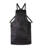 Black Full Grain Leather Apron - Rydal
