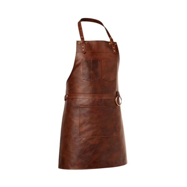 Dark Brown Leather Apron - Nordal