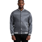 Xander Grey Varsity Jacket