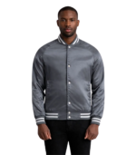 Xander Grey Varsity Jacket