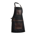 The Cornwall Black Canvas Crossbody Apron