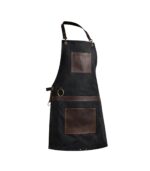 The Cornwall Black Canvas Crossbody Apron
