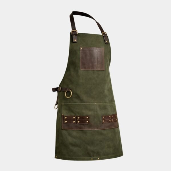 Green Canvas Apron - Bergen