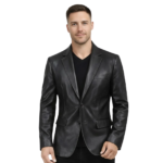 Men's Real Lambskin Leather Blazer