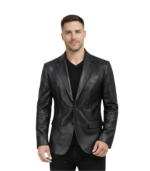 Men's Real Lambskin Leather Blazer
