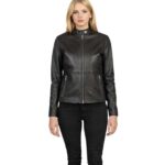 Rave Brown Leather Biker Jacket
