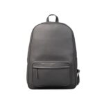 The Philos Grey Leather Backpack