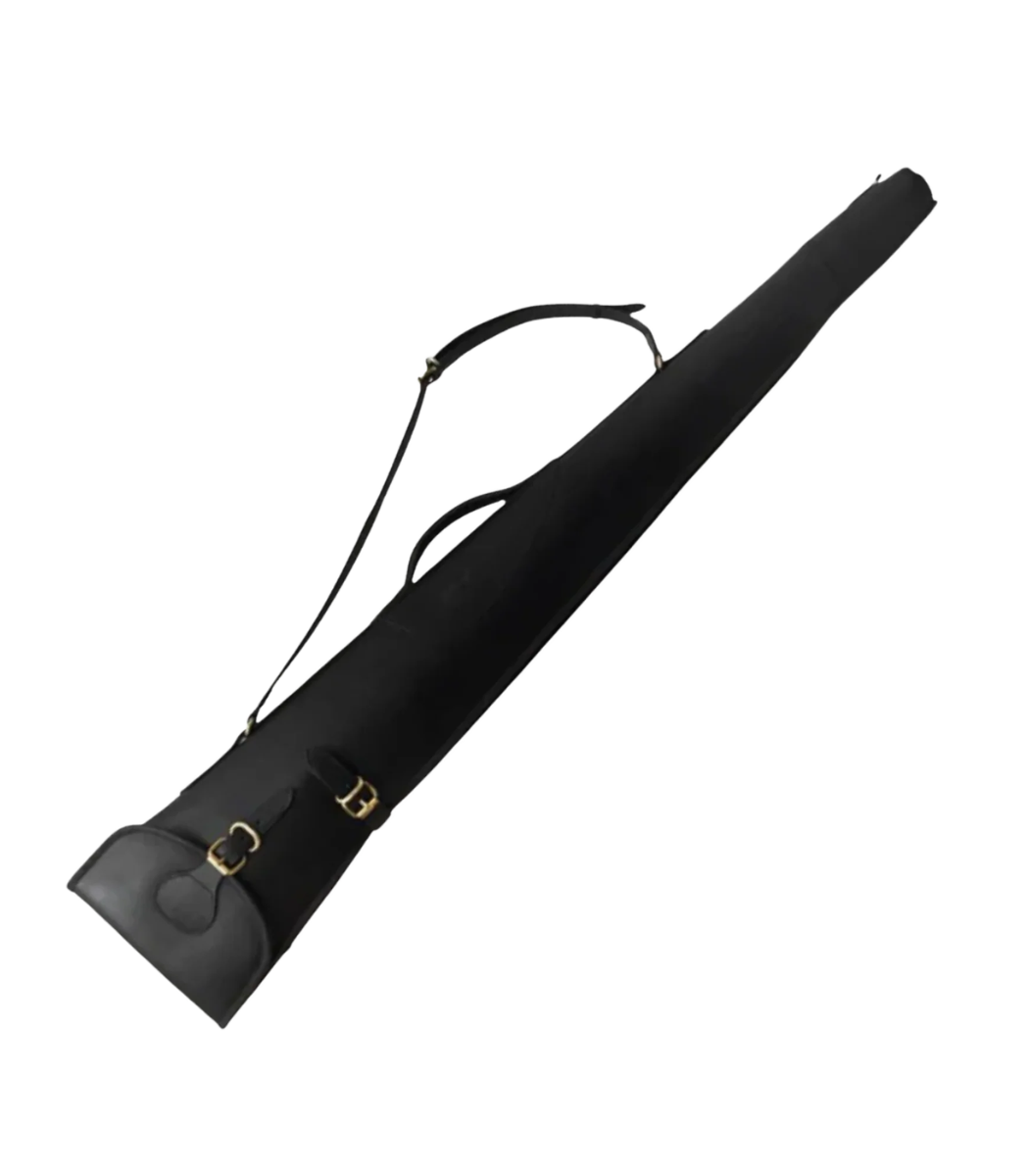 1 Black Leather Shotgun Slip Case, Hunters Gift - Image 1