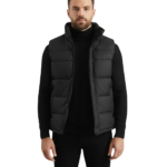 Bryan Black Puffer Vest