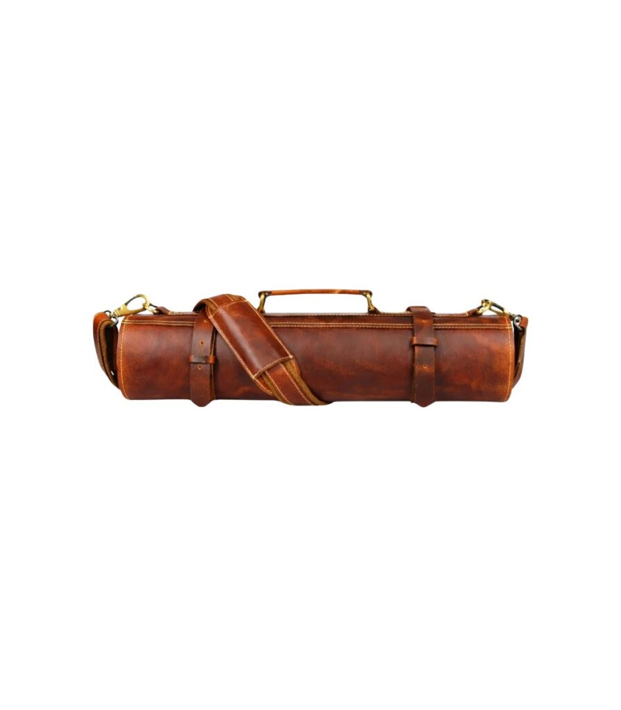 Torino Ranch Leather Chef Knife Roll