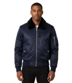 Clyde B-15 Blue Bomber Jacket