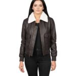 Stella G-1 Maroon Leather Bomber Jacket