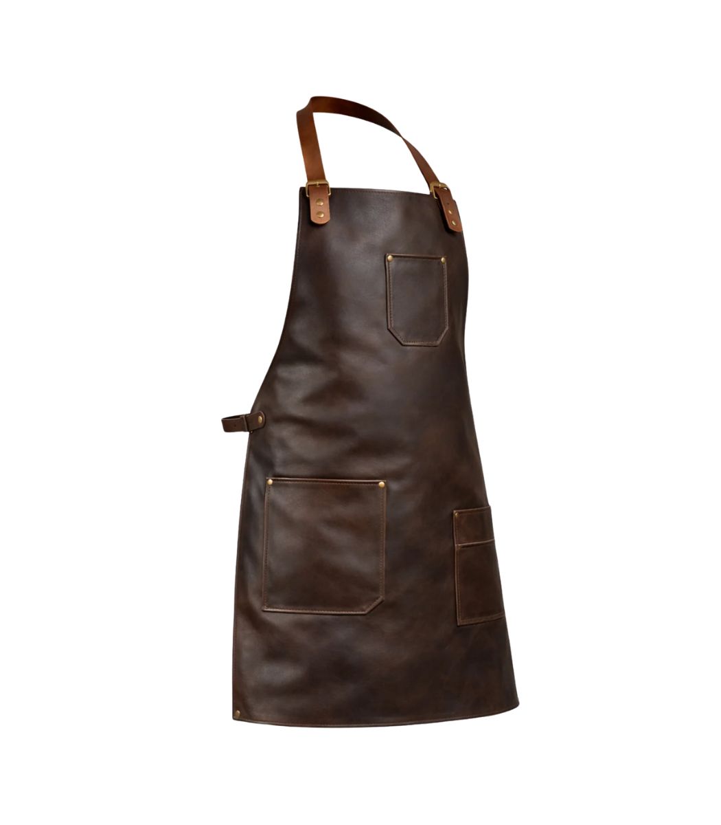 1 2 Pockets Leather Apron - Image 1