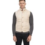 Tony Off-White Suede Vest