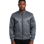 Quinton MA-1 Grey Bomber Jacket